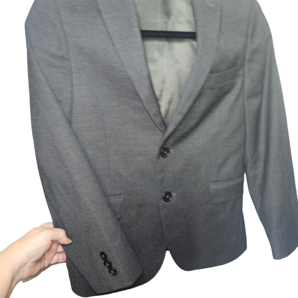 Lauren Ralph Lauren Two Button Sport Coat Boys 12R Gray Blazer Jacket - Picture 4 of 8